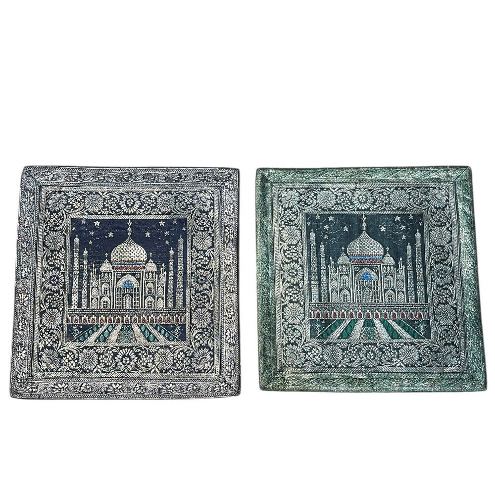 Vintage Taj Mahal Cushion Cover Wall Hanging Pillow Cover Tapestry Fabric Wall